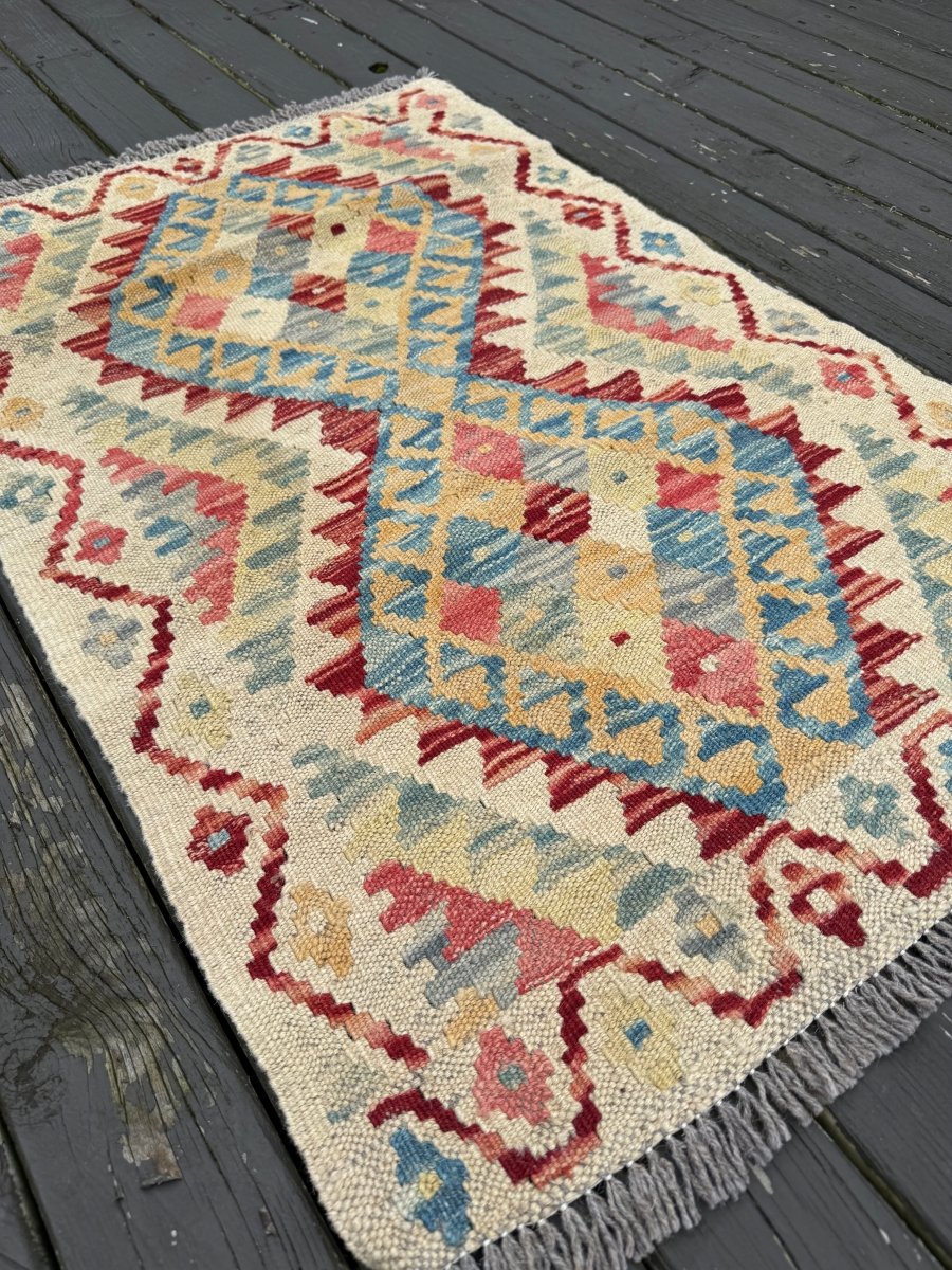 アフガンキリム(小) | 63cm x 91cm