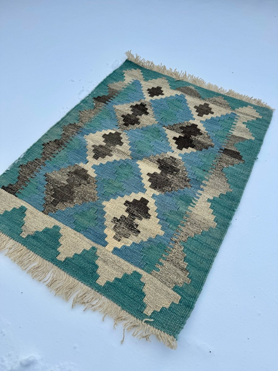 Tiny Persian Qashqai Kilim | 2' 1" x 2' 8"