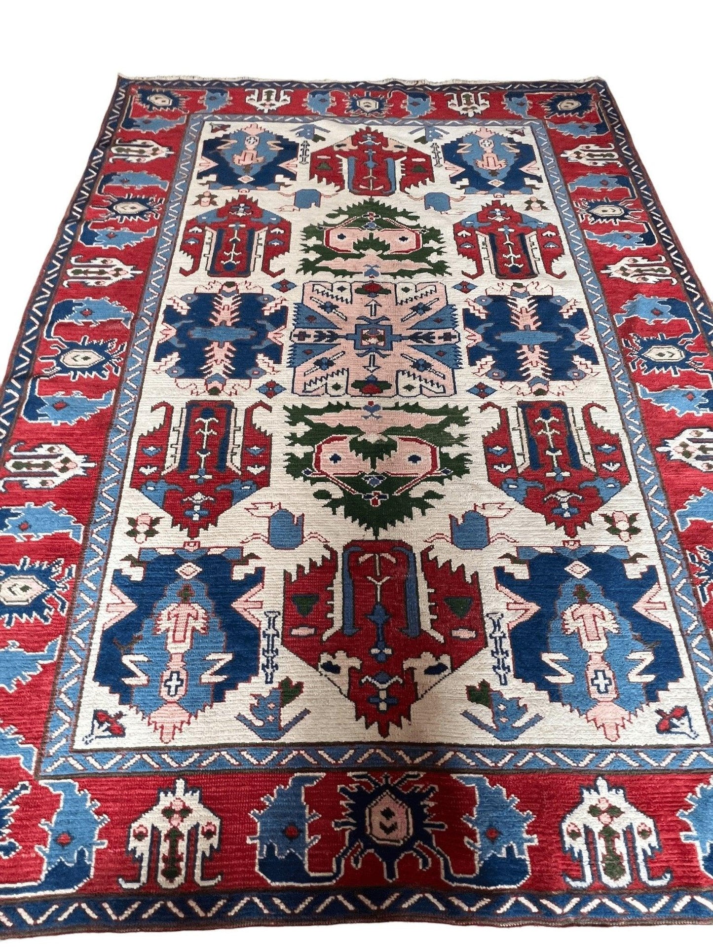 Turkish Wool Rug | 7’ 10” x 6”