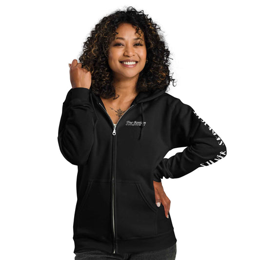 Silver Sebright Unisex heavy blend zip bunny hug (hoodie)