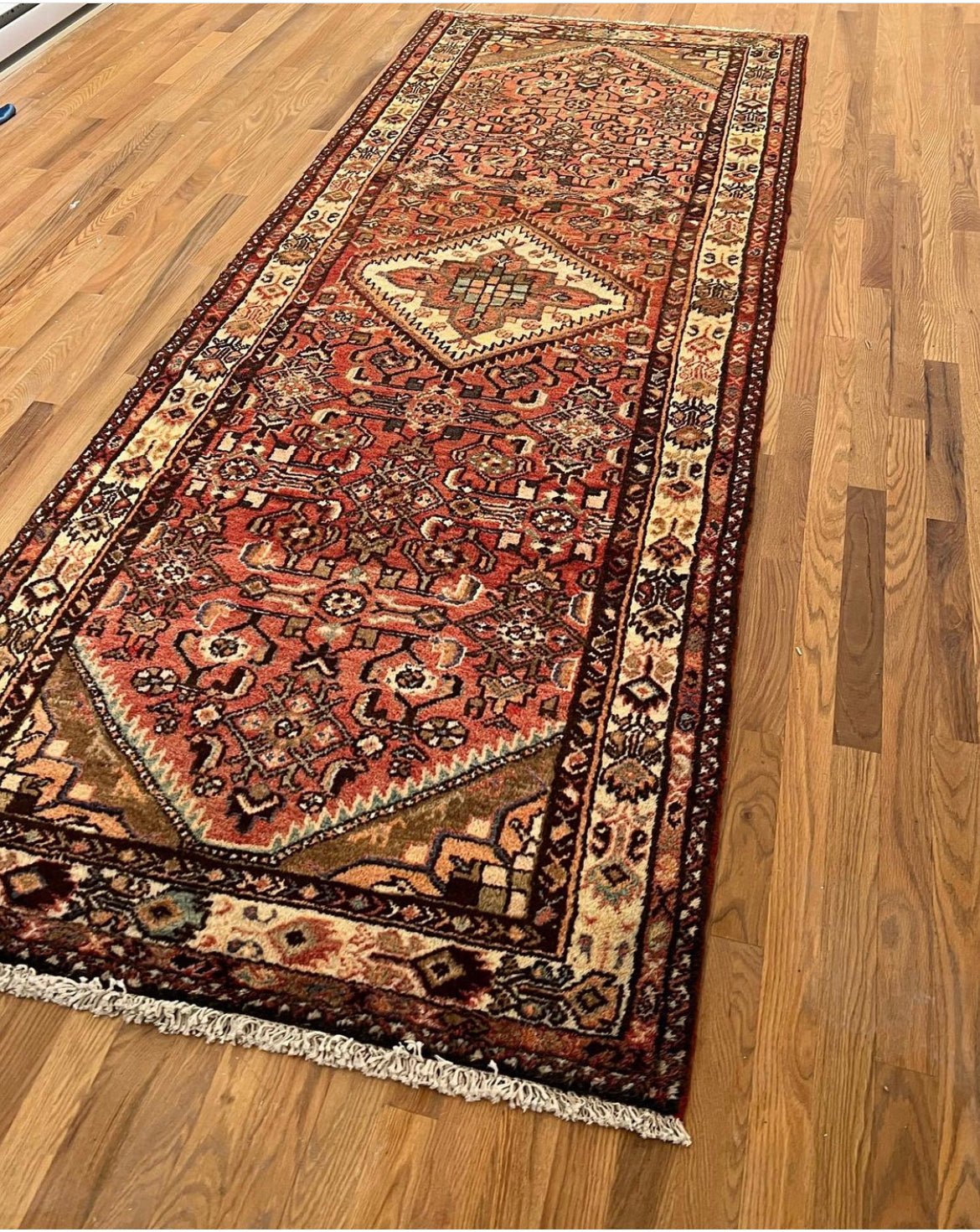 Vintage Hamadan Runner | 9' 8" x 3' 5"