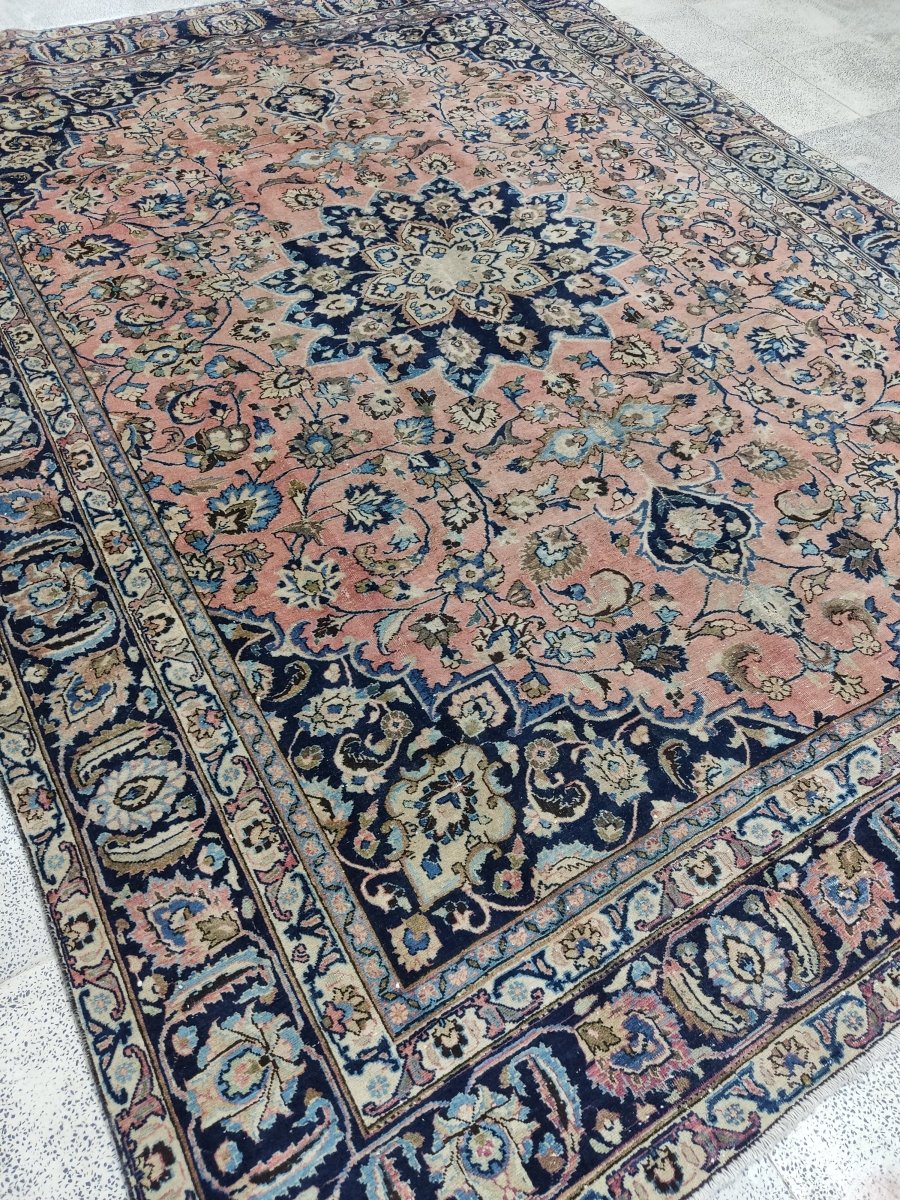 Vintage Mashad Rug | 7' 9" x 10' 2"