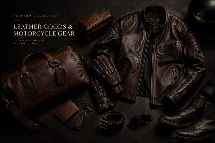 Leather Goods & Motorcycle Gear Collection