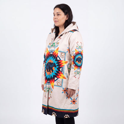 OLDTRIBES Courage bear  Long Coat (white)