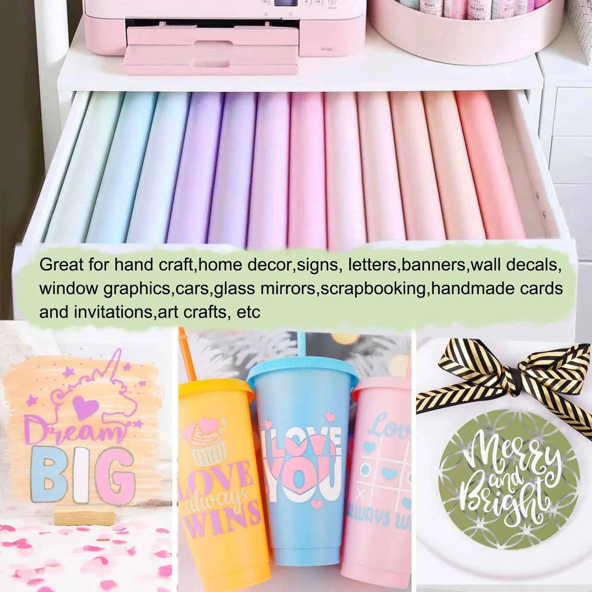 TeckWrap Matte Adhesive Vinyl - Coconut White | Ideal for Art Projects, Decals, and More!