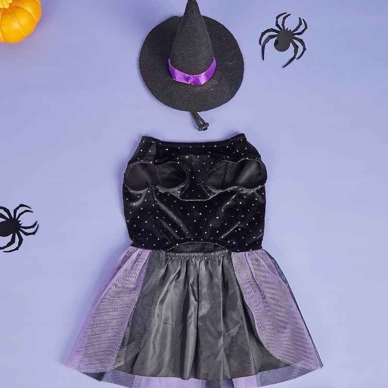 Witch Hat Dog Dress | Halloween Costume