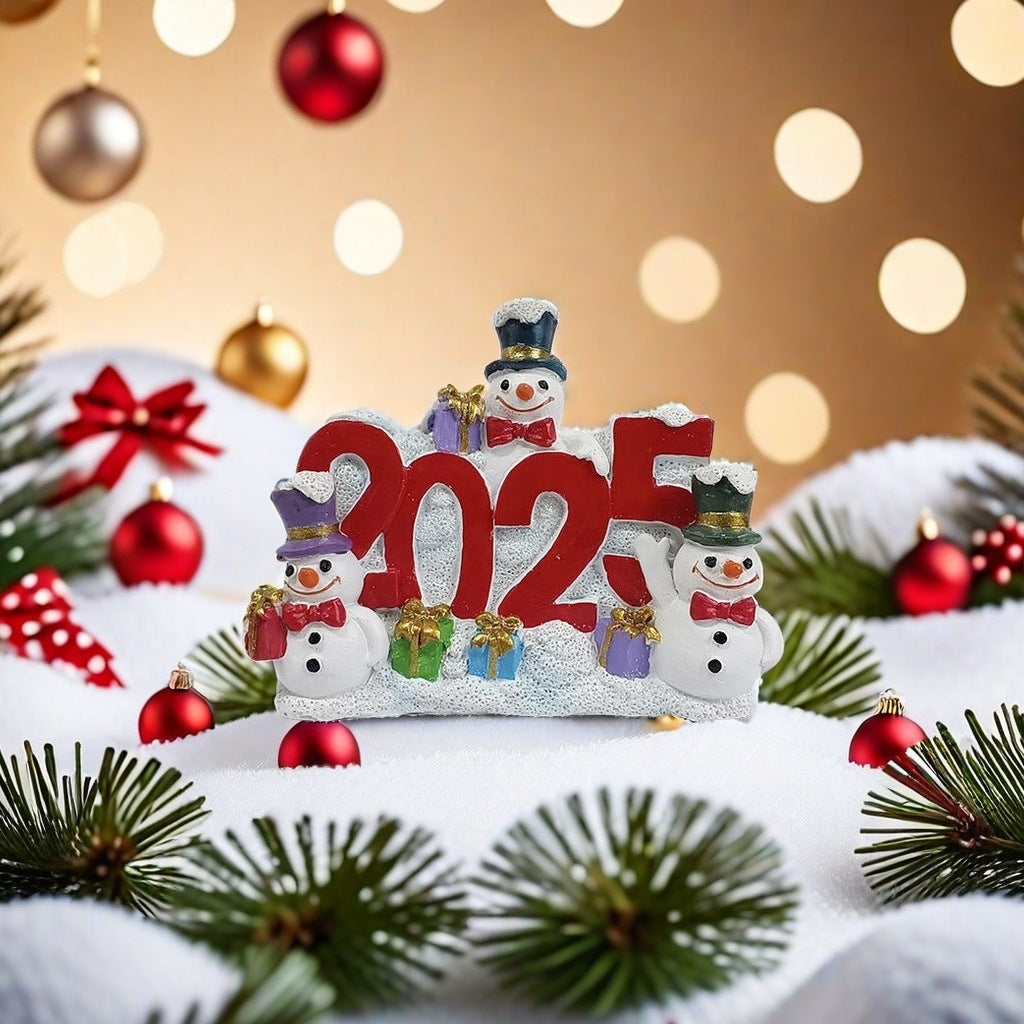 Snowman Resin Ornaments
