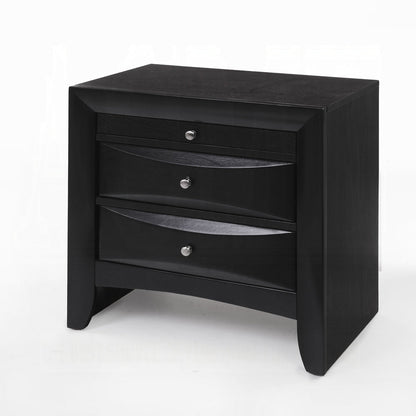 Neend Storage Nightstand - Black