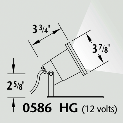 Luminaire paysager d'accentuation - 0586
