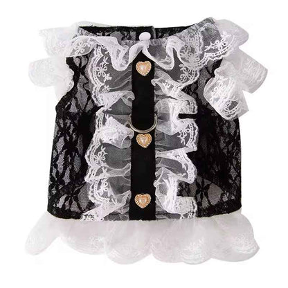 Sabrina Dress for Dogs – Elegant Lace Dog Dress