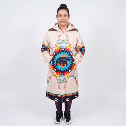 OLDTRIBES Courage bear  Long Coat (white)