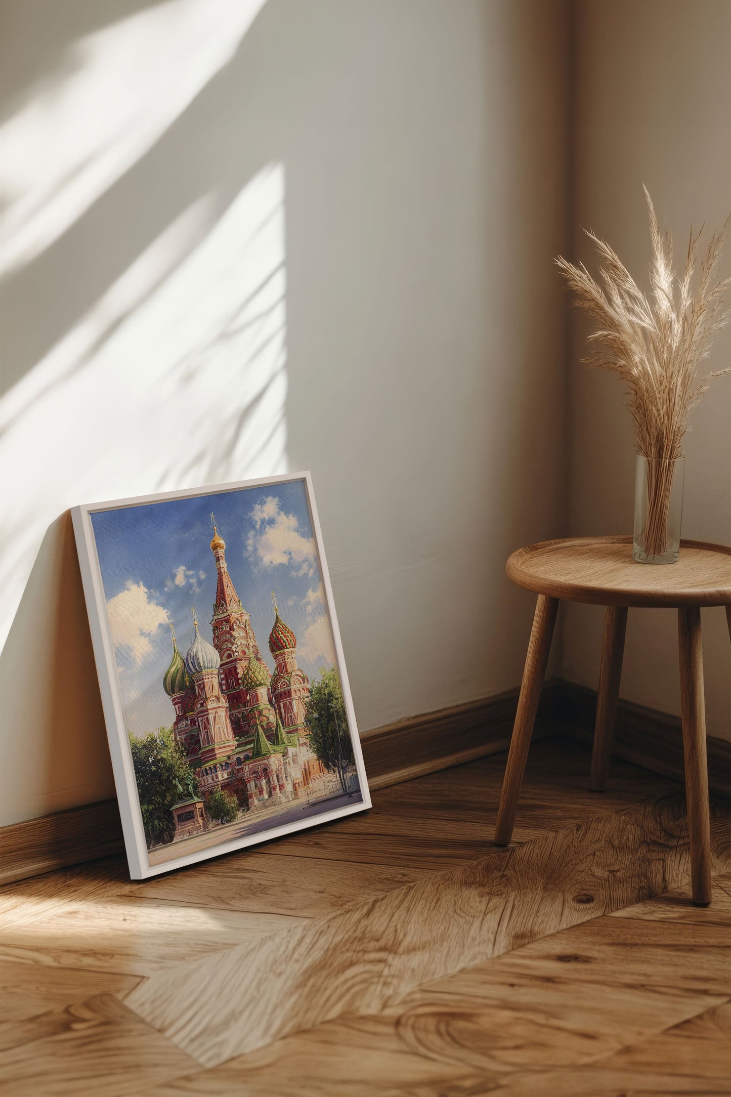 MOSCOW HUES, Oeuvre sur toile étirée