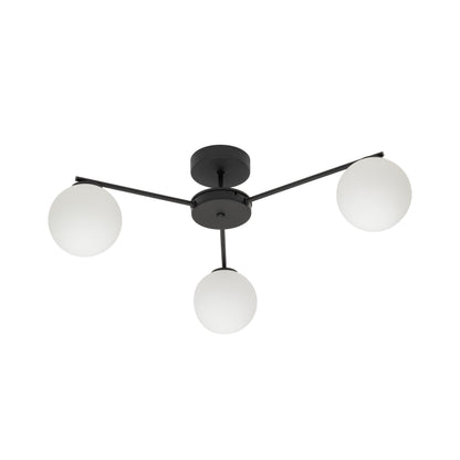ELTON Black Scandinavian Ceiling Lamp 3 - AURABAGS SHOP