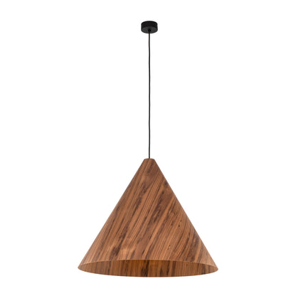 SOLIS Large Scandinavian Wood Pendant Light – Statement Cone Design (Limited Edition) - AURABAGS SHOP