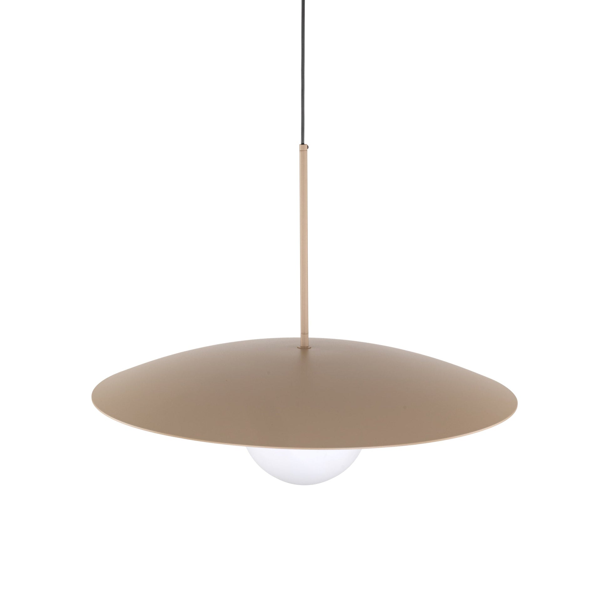 SLATE Mid-Century Modern Wide Dome Pendant Light for Kitchen Island & Dining Table - AURABAGS SHOP