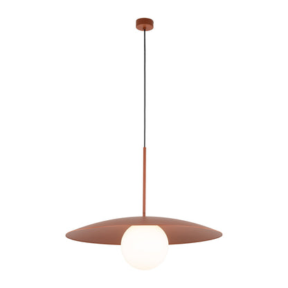 SLATE Mid-Century Modern Wide Dome Pendant Light for Kitchen Island & Dining Table - AURABAGS SHOP