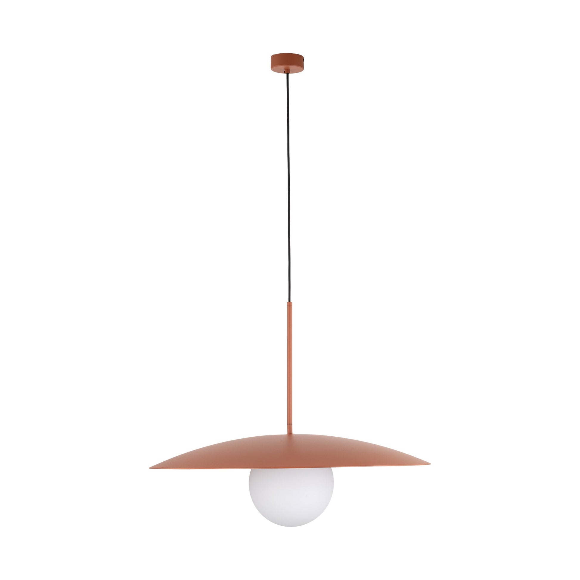 SLATE Mid-Century Modern Wide Dome Pendant Light for Kitchen Island & Dining Table - AURABAGS SHOP