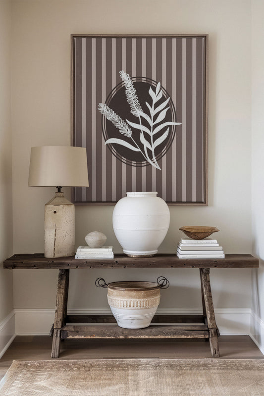 NATURAL STROKES, Oeuvre sur toile étirée