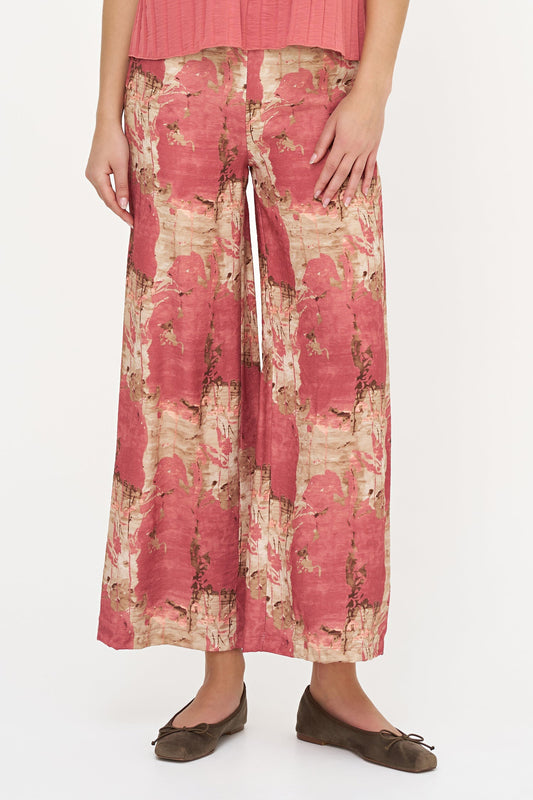 Women's Printed Woven Pull-On Pants