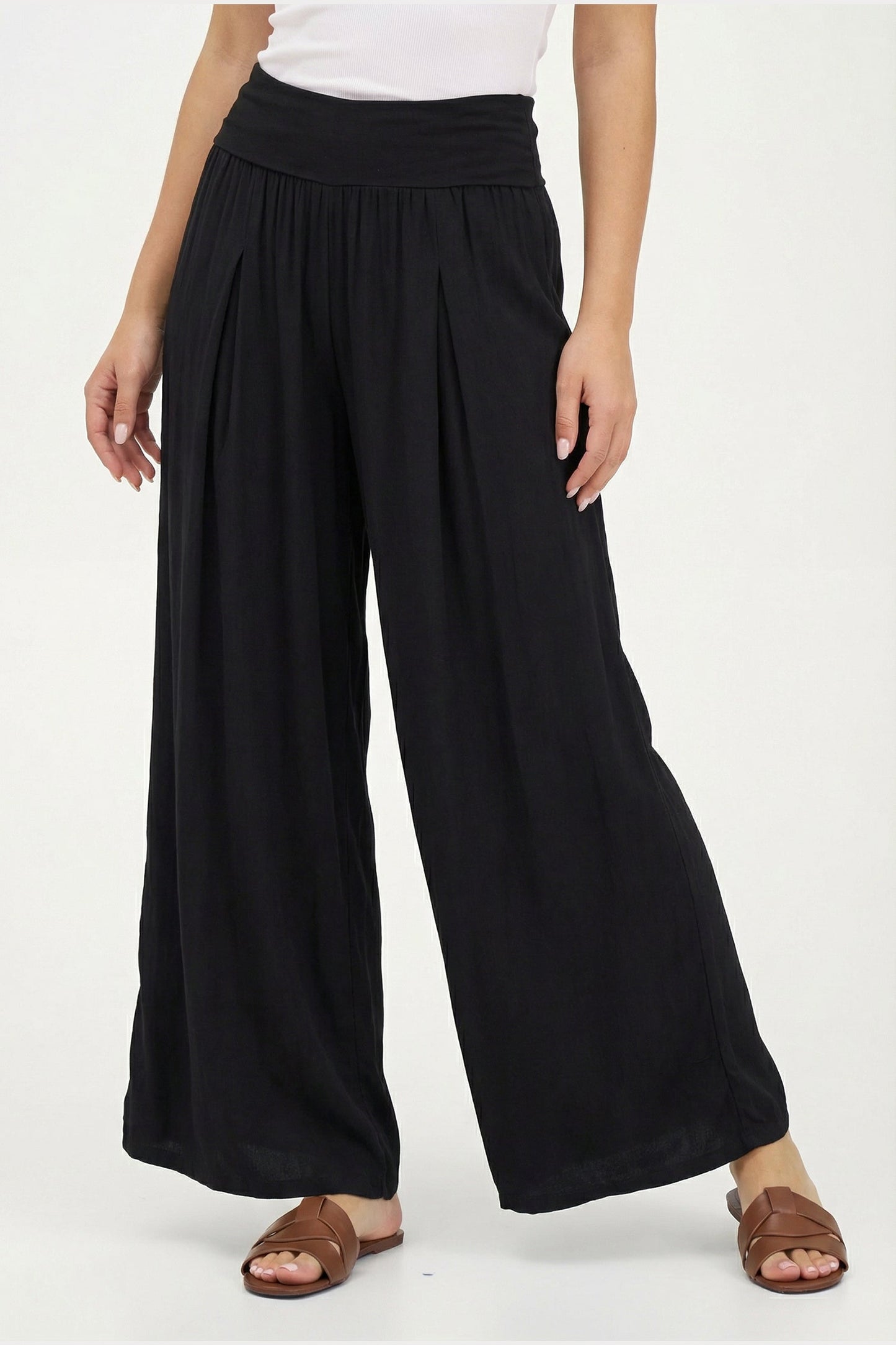 Women's Knit/Woven Combo Trousers