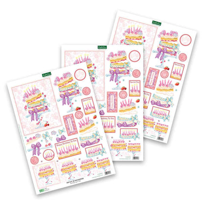 Die Cut Decoupage – Birthday Layer Cake (Pack Of 3)