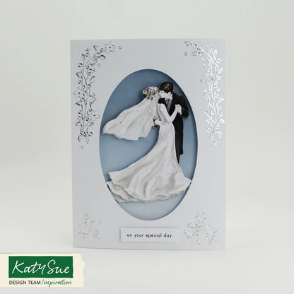 Die Cut Decoupage – Wedding Day (Pack Of 3)
