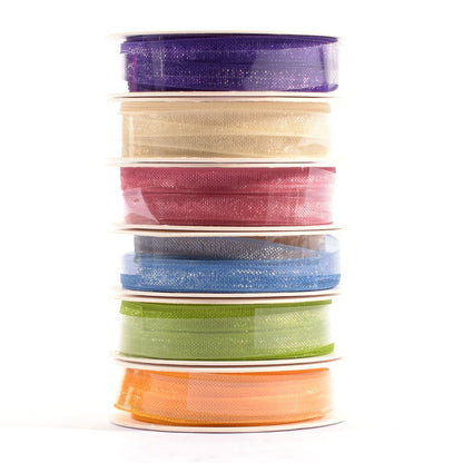 Vaessen Creative Organza Ribbon 6 Colours 3mmx2m Spring