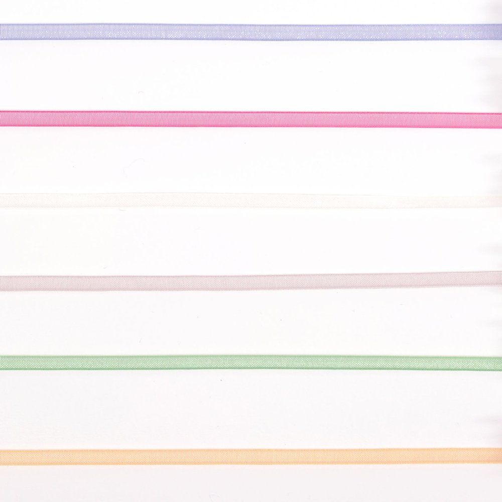 Vaessen Creative Organza Ribbon 6 Colours 3mmx2m Christmas