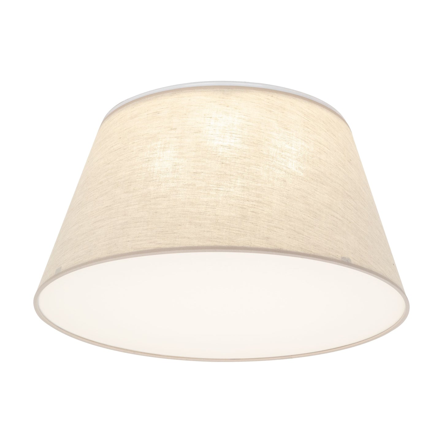FORMO Linen Flush Mount Ceiling Light for Bedroom, Hallway & Living Room