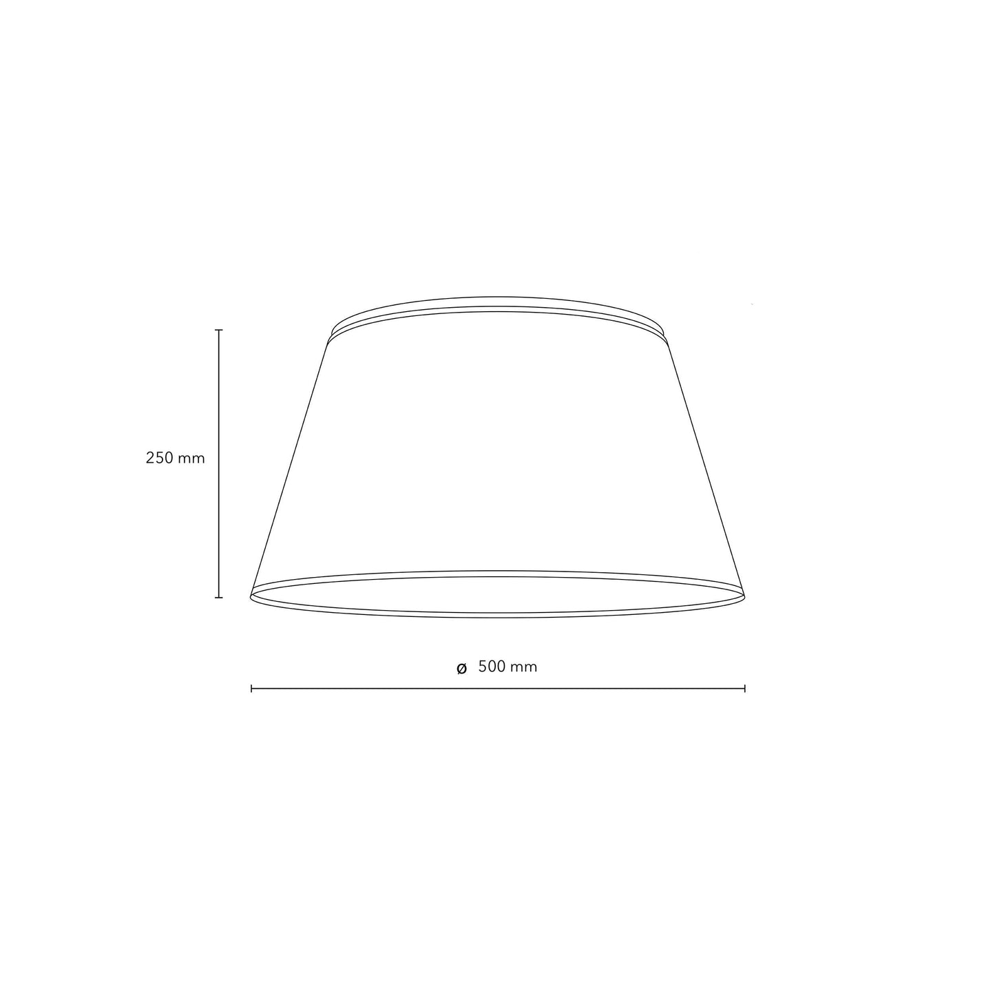 FORMO Linen Flush Mount Ceiling Light for Bedroom, Hallway & Living Room