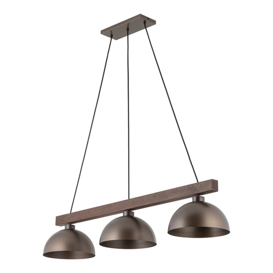OSLO Brown Scandinavian Pendant Light 3 - AURABAGS SHOP