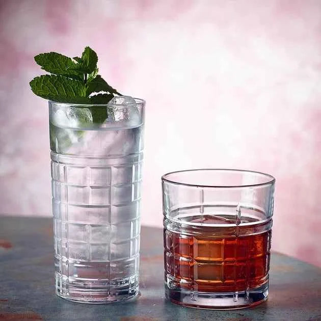 Old Fashioned Whisky Glasses 11 oz - LAV BRIT - Set of 6