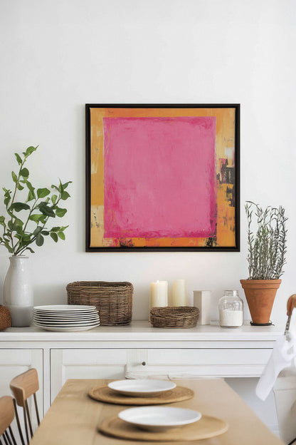 COLOR BLAZE, Oeuvre sur toile étirée
