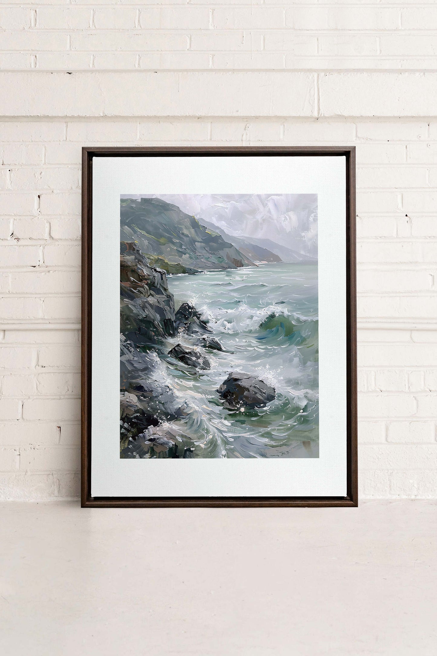WILD COAST, Oeuvre sur toile étirée