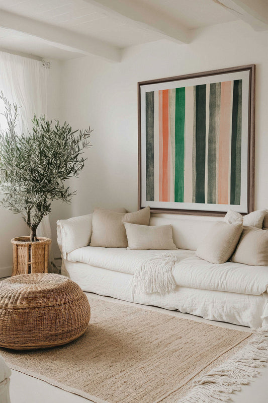 NATURAL LINES, Oeuvre sur toile étirée