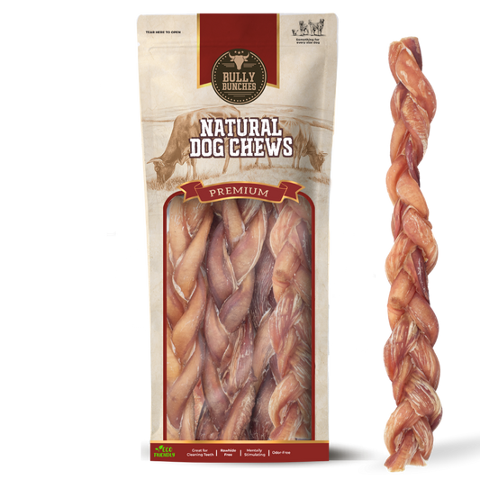 12 Inch Thick Braided Bully Stick