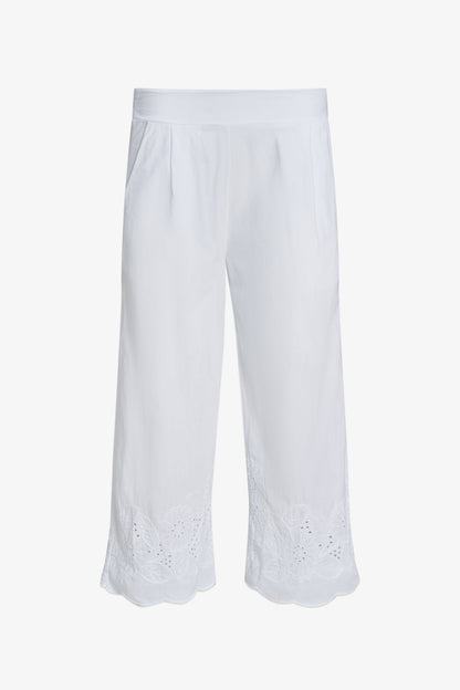 Women's Woven Capri Trousers