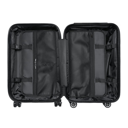 Floral Pattern Carry-On Suitcase – Bright Retro Flowers Luggage Cover