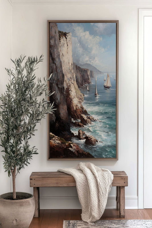 SHORES OF INFINITY, Oeuvre sur toile étirée