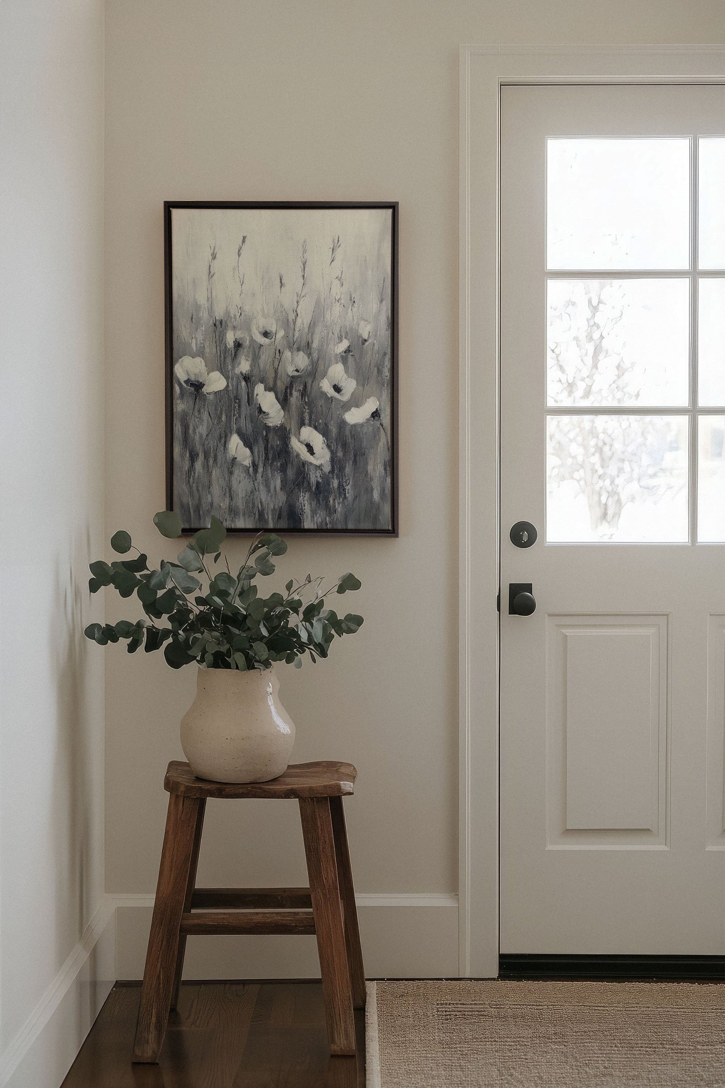 WHITE VEIL, Oeuvre sur toile étirée