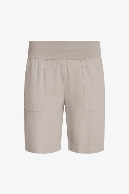 Women's Knit Woven Combo Shorts