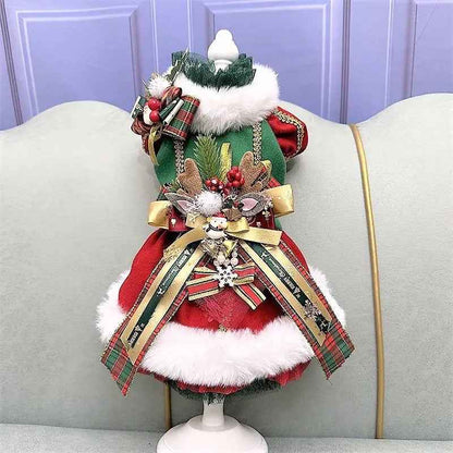 Oh Christmas Tree Holiday Dog Dress | Festive Occasion Dog Outfit