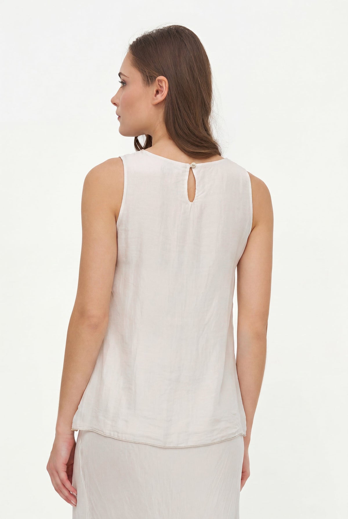 Women's Sleeveless Crew-Neck Top