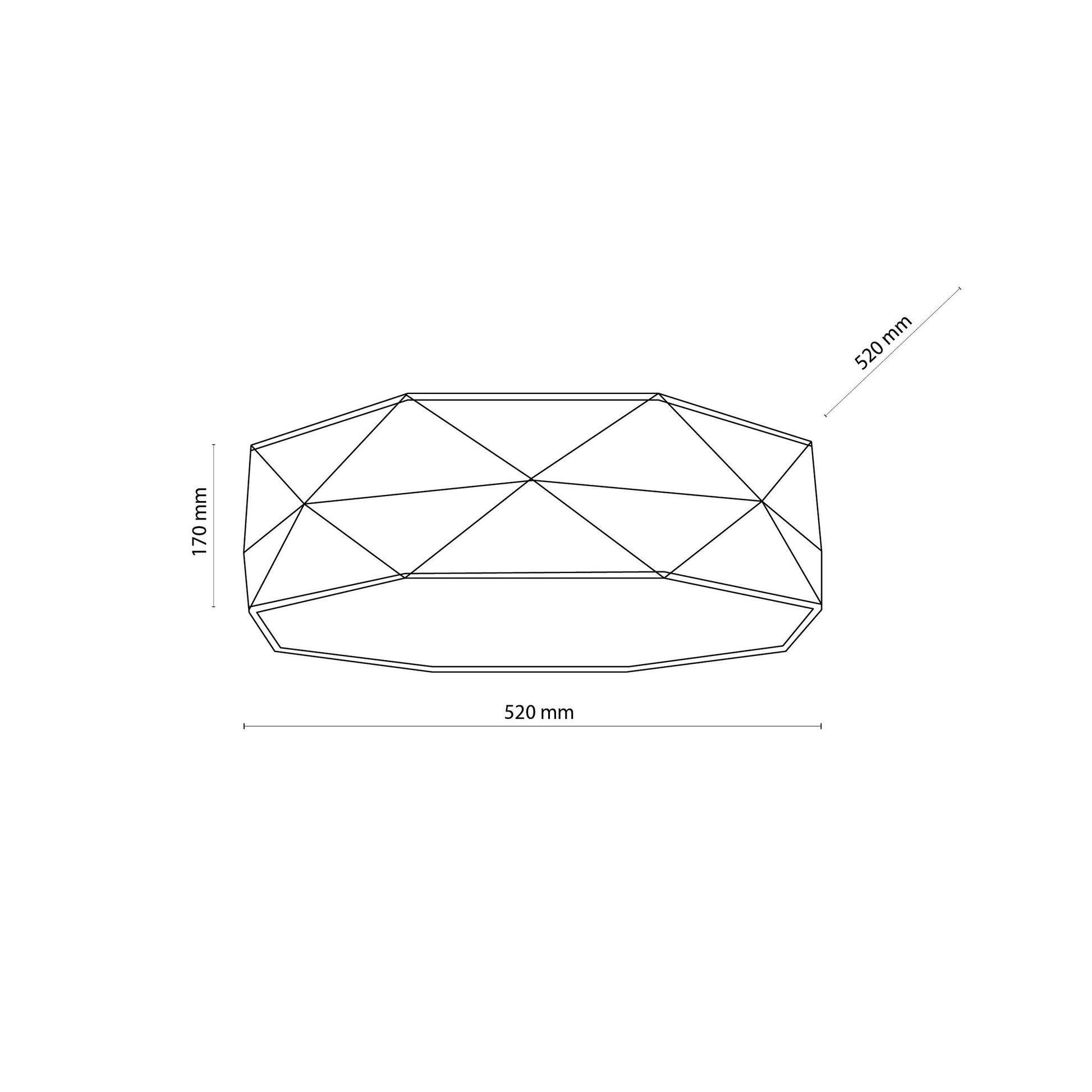 KANTOOR Gray Modern Flush Mount Light - AURABAGS SHOP