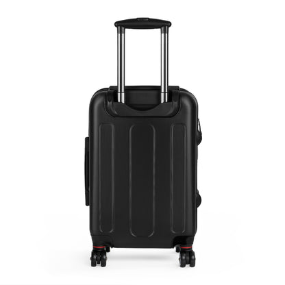 Neon Halo Carry-On Suitcase – Gradient Circle Luggage Cover