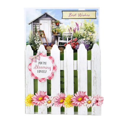 Pretty Petals Picket Fence, Card Making Kit