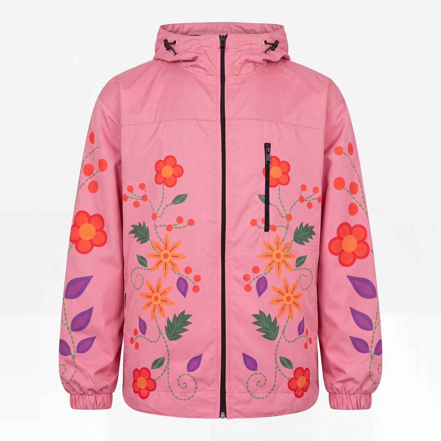 OLDTRIBES™ Pink  Spring Blossom Windbreaker