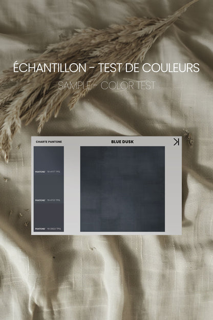 BLUE DUSK, Oeuvre sur toile étirée