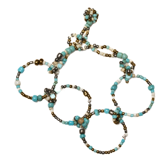 Beaded Hoop Bracelet