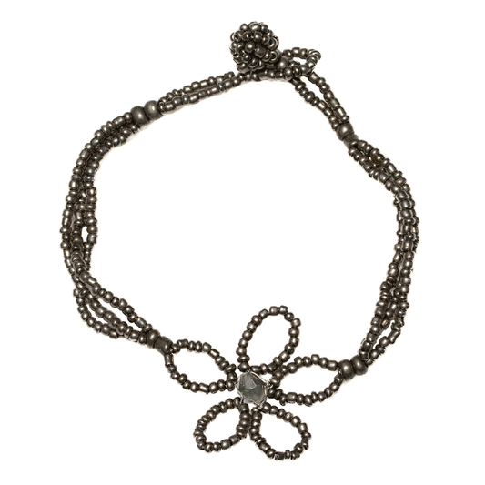 Beaded Flower Bracelet